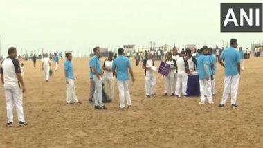 India News | TN: Coast Guard Organises Drive at Chennai's Marina Beach for International Coastal Clean-up Day