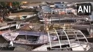 India News | Varanasi Boatmen Suffer as Boat Services Remain Suspended
