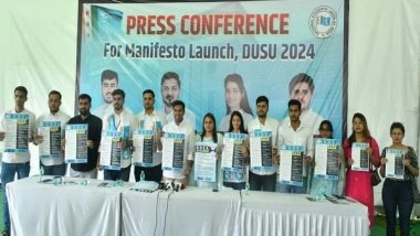 India News | NSUI Launches Manifesto, Introduces DUSU Candidates Ahead of Upcoming Elections
