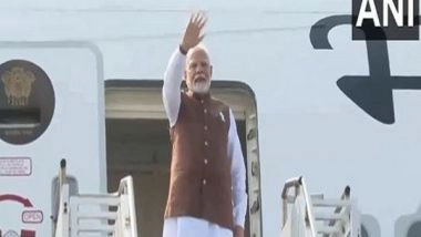 World News | PM Modi Arrives in Philadelphia, Heads to Delaware to Meet President Biden, Attend Quad