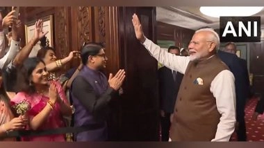 World News | US: PM Modi Arrives at Hotel DuPont in Wilmington Ahead of Quad Leaders' Summit