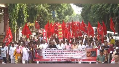 India News | Kolkata: CITU Hold Protest Rally over RG Kar Doctor Rape-murder