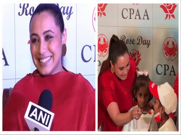 Entertainment News | Rani Mukerji Spends a Day with Children Battling Cancer | LatestLY