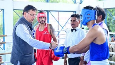 Sports News | Uttarakhand CM Dhami Inaugurates State Olympic Games in Rudrapur