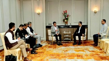 Business News | Union Minister Piyush Goyal Engages with Industry Leaders in Singapore, Holds Discussions to Boost India's Startups and Infrastructure