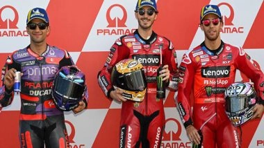 Sports News | Bagnaia Charges to Groundbreaking Pole as Marc Marquez Crashes