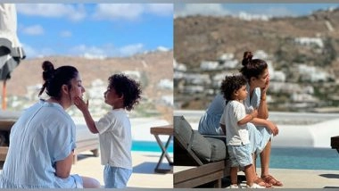 Entertainment News |  Nayanthara Shares Adorable Pics with Twins Uyir-Ulag from Greece Diaries