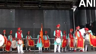 World News | Dhol-Tasha Beats Ring the New York Air as Indian Diaspora Gears Up for PM Modi's Address