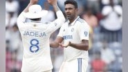 Sports News | R Ashwin Heaps Praise on Ravindra Jadeja, Calls Him 'one of the Best Batters in Indian Team'