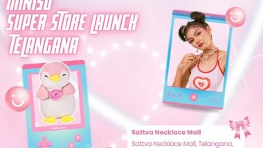 Business News | Join the Excitement: Grand Opening of Miniso Superstore at Sattva Necklace Mall, Secunderabad