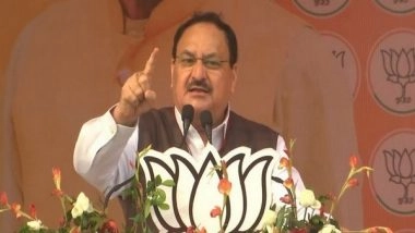 India News | JP Nadda Highlights BJP's Commitment to Tribal Rights, Women's Protection at Parivartan Sabha in Khunti