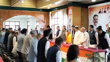 India News | Himachal Congress Committee Holds Meeting to Strengthen Party Cadre, Welcomes New Co-incharge