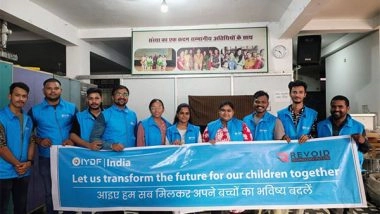 Business News | IYDF and REVOID Technology Pvt Ltd Bring Care and Joy to Underprivileged Children in Raipur