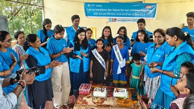 Business News | IYDF and S.POOJA COMPUTERS Bring Joy and Support to Vanavasi Kalyana Balika Ashram in Dandeli