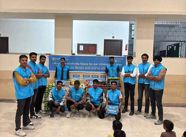 Business News | IYDF and Acoustic Yard Bring Care and Joy to Children at Abhilasha Vishesh Vidhyalaya Chhatrawas