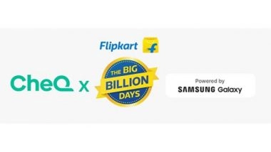 Business News | CheQ Joins Hands with Flipkart for Its Flagship Big Billion Days Sale: Unlock Extra Savings with Every Purchase