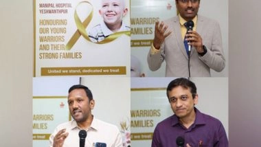 Business News | Celebrating Young Cancer Warriors: Manipal Hospital Yeshwanthpur's Heartfelt Tribute During Childhood Cancer Awareness Month