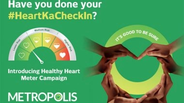 Business News | Metropolis Healthcare Unveils 'Healthy Heart Meter' Campaign Ahead of World Heart Day