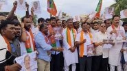 India News | Karnataka: BJP Holds Protest Demanding CM Siddaramaiah's Resignation After HC's Verdict on MUDA Scam