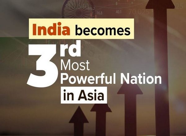 India Surpasses Japan To Become 3rd Largest Power in Asia Power Index, Records 4.2-Point Rise in Economic Capability