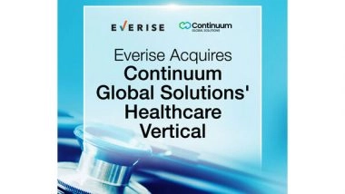 Business News | Everise Signs Agreement to Acquire Continuum Global Solutions' Healthcare Vertical