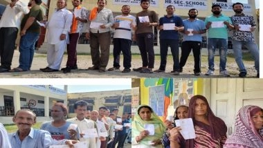 India News | J-K Assembly Polls: Voter Turnout of 36.93 % Recorded as of 1 Pm in Phase 2 of Polling