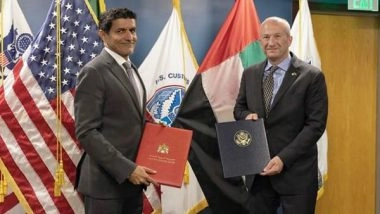 World News | UAE Signs Agreement to Strengthen Customs Cooperation with United States