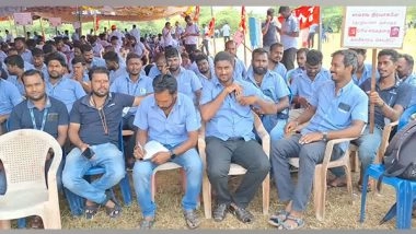 Business News | Labour Minister Writes to Tamil Nadu CM, Seeks Early Intervention in Samsung Workers Protest