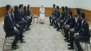 Sports News | PM Modi Meets and Congratulates Chess Olympiad Winning Team at His Residence