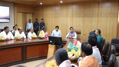 India News | Assam CM Holds Meeting with Corporators of Telangana's Greater Hyderabad Municipal Corporation