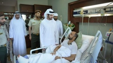 World News | Hamdan Bin Mohammed Visits Injured UAE Armed Forces Servicemen at Zayed Military Hospital