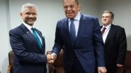 World News | EAM Jaishankar Meets Russian Counterpart Sergey Lavrov