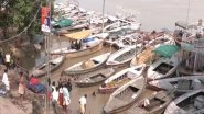 India News | Varanasi's Boatmen Face Livelihood Crisis Due to Continuing Ban on Boating Operations