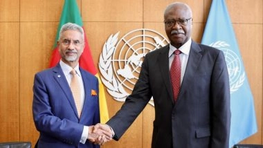 World News | EAM Jaishankar Meets UNGA President; Reaffirms India's Commitment to Summit of the Future Pact
