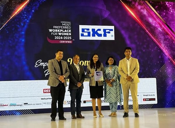 Business News | SKF India Recognized as the Most Preferred Workplace for Women