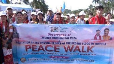 India News | Cycle Rally and Peace Walk Flagged off by Tripura Governor Indra Sena Reddy Nallu