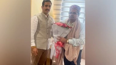 India News | Himachal Pradesh PWD Minister Vikramaditya Singh Meets Railway Board Chairman in Delhi