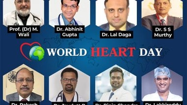 Business News | World Heart Day- Experts Advice to Take Care of Your Heart