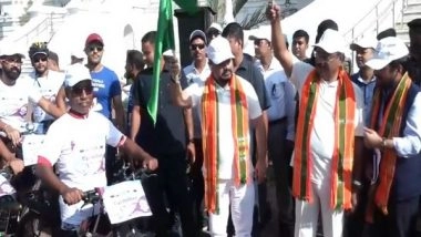 India News | Agartala: Cycle Rally and Peace Walk Flagged off by Governor at Ujjayanta Palace