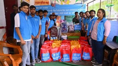 Business News | IYDF and Lokpriya Book Distributor Provide Essential Stationery Aid to Underprivileged Students in Kanpur, Supporting Children's Education