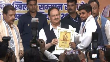 Sports News | PM Modi Has Made Special Plan to Increase Sports' Participation: JP Nadda