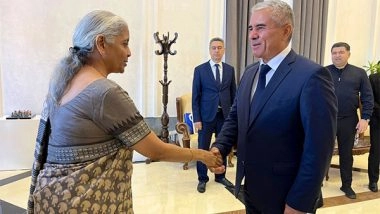 Business News | Sitharaman Meets Bukhara Governor, Says India Has a Lot to Offer to Uzbekistan