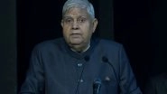 India News | "Women, Education Two Wheels of Chariot to Drive Nation Towards 'Viksit Bharat': Vice President Jagdeep Dhankhar