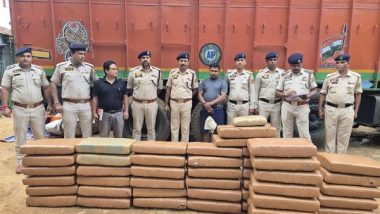 India News | Tripura Police Seize 355 Kg Ganja Worth Around Rs 70 Lakh in Chandrapur Area