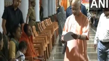 India News | UP CM Yogi Adityanath Holds 'Janta Darshan' Program in Gorakhpur