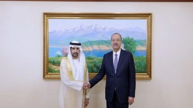 World News | Hamdan Bin Mohammed Meets with Prime Minister of Uzbekistan