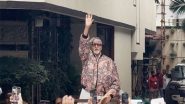 Entertainment News |  Amitabh Bachchan Keeps Up with His Sunday Ritual of Greeting Fans Outside Jalsa