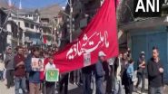 India News | Kargil: Imam Khomeini Memorial Trust Holds Protest over Killing of Hezbollah Chief Hassan Nasrallah
