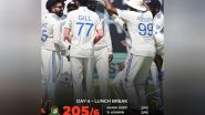 Sports News | Haque's Century Helps Bangladesh Cross 200-run Mark in 2nd Test Against India (Day 4, Lunch)