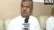 India News | Congress Leader BK Hariprasad Confident of INDIA Bloc Winning J&K and Haryana Elections